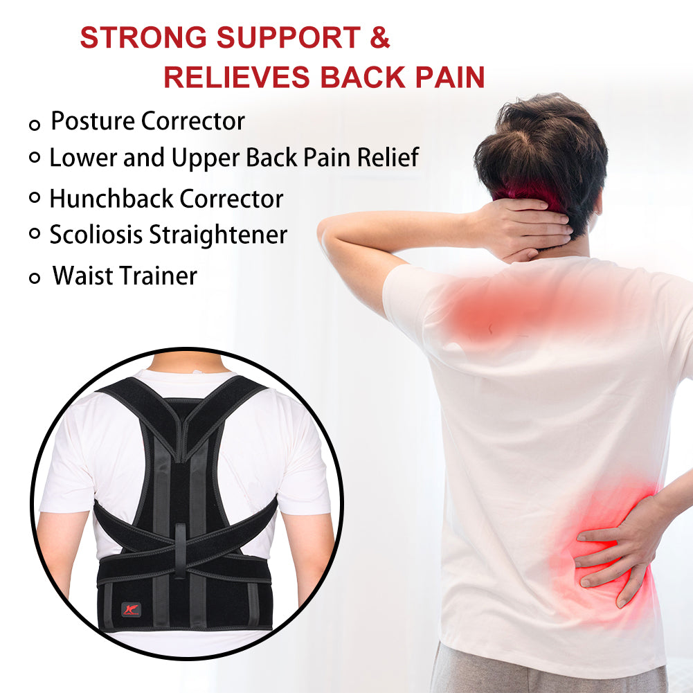 Back Brace Posture Corrector for Women and Men Adjustable