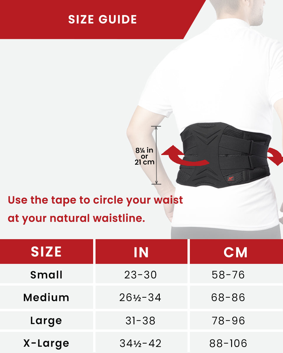Back Brace Adjustable for Lower Back Pain Relief B05