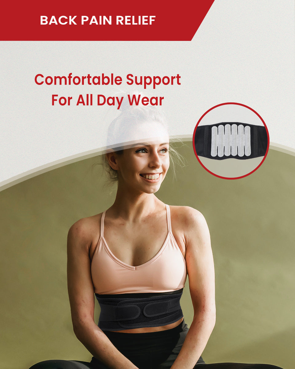 Back Brace Adjustable for Lower Back Pain Relief B05