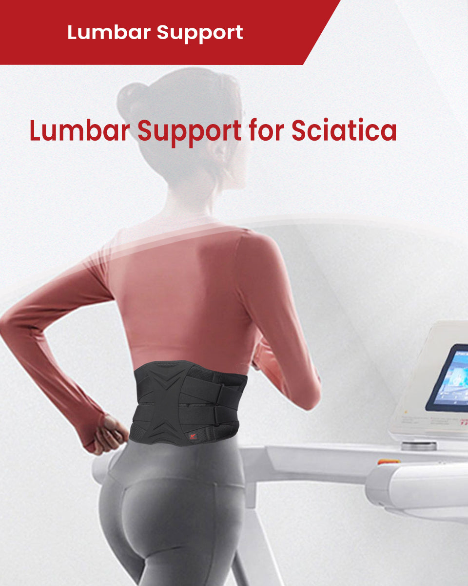Back Brace Adjustable for Lower Back Pain Relief B05