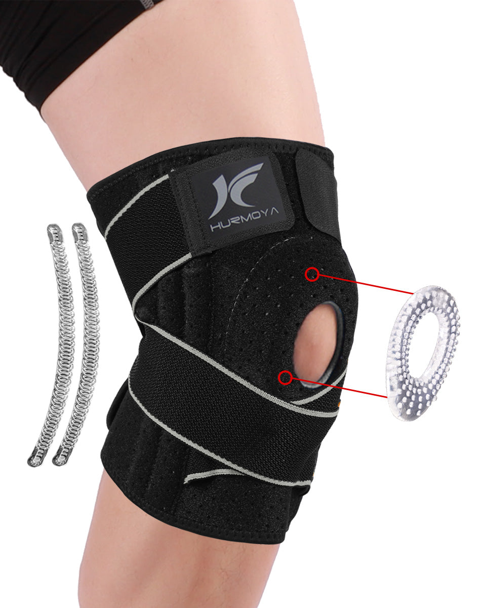 Knee Brace with Patella Gel Pad & Side Stabilizers K02