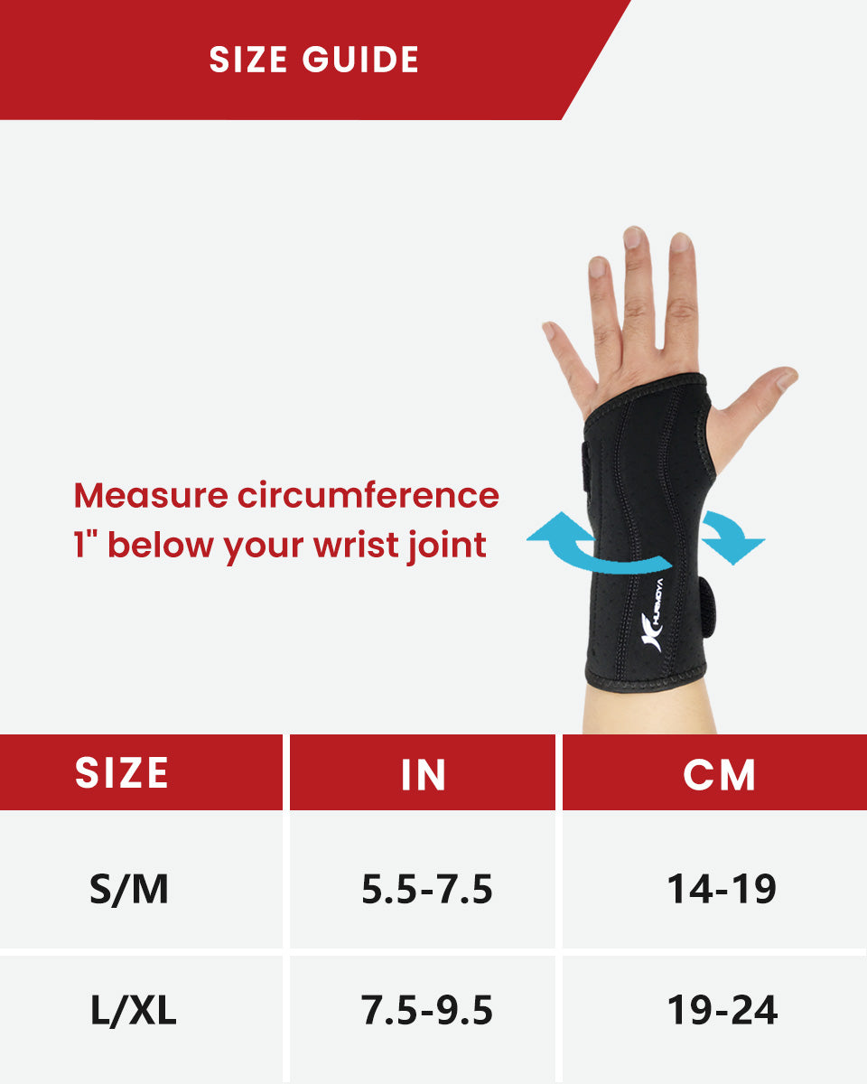 Wrist Brace for Carpal Tunnel Relief Compression Sleeve Immobilizer W02