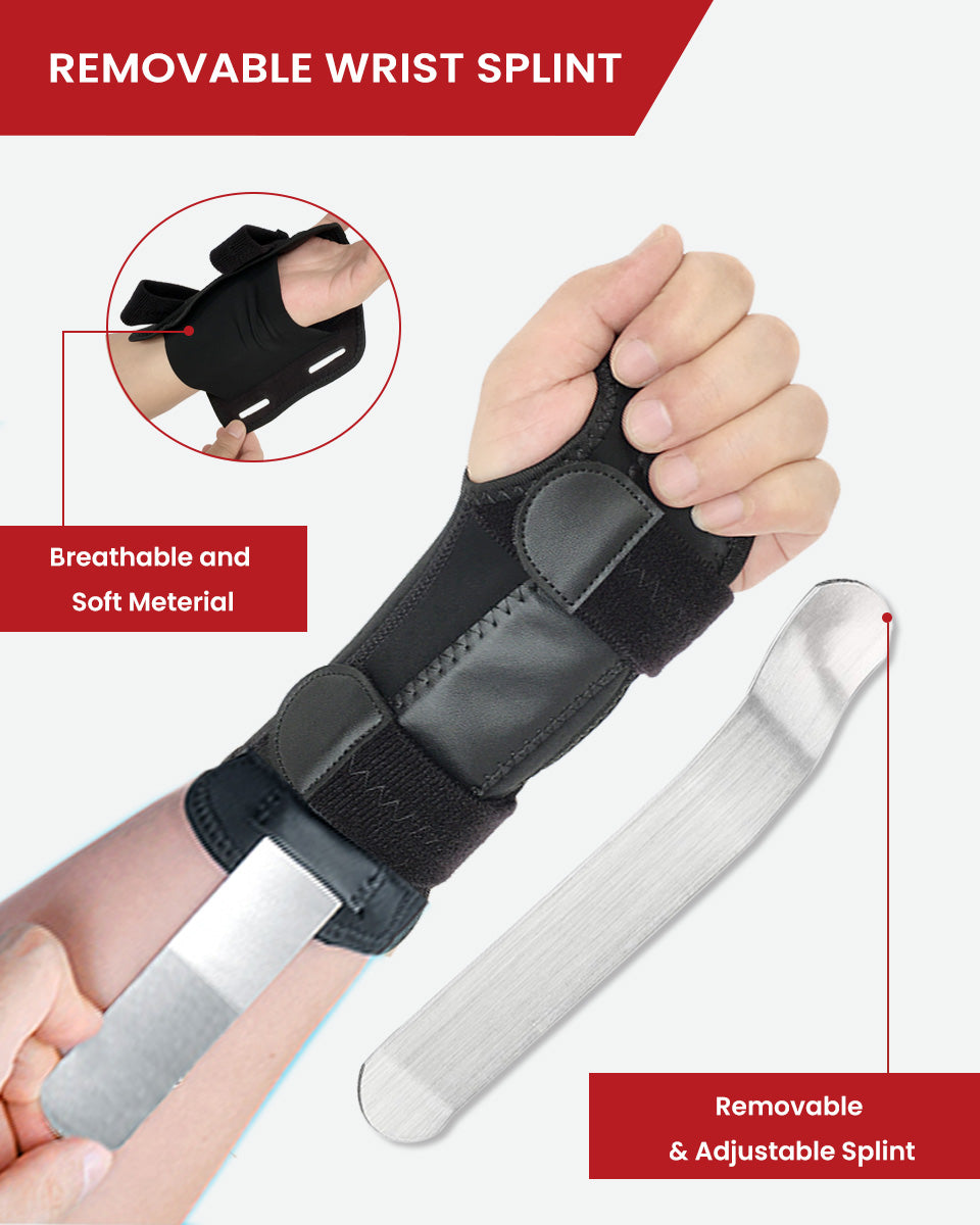 Wrist Brace for Carpal Tunnel Relief Compression Sleeve Immobilizer W02