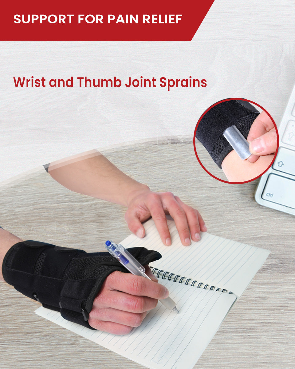 Hurmoya Wrist Brace Thumb Spica Splint Support W11