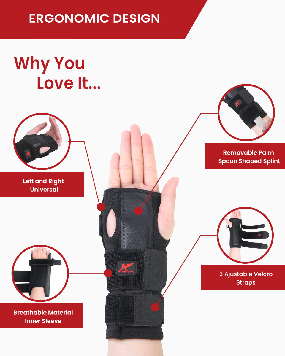 Wrist Brace for Carpal Tunnel Fits Both Hands W13