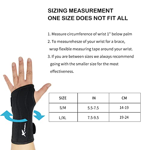 Wrist Brace for Carpal Tunnel Relief Compression Sleeve Immobilizer